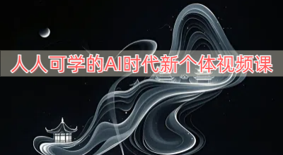 人人可学的AI时代新个体视频课