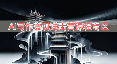 AI写作变现进击营课程专区