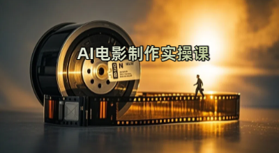 AI电影制作实操课，个人就能做电影，一台电脑全搞定